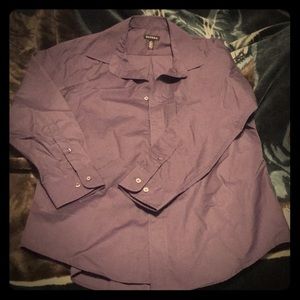 Men's size L purple dress Shirt